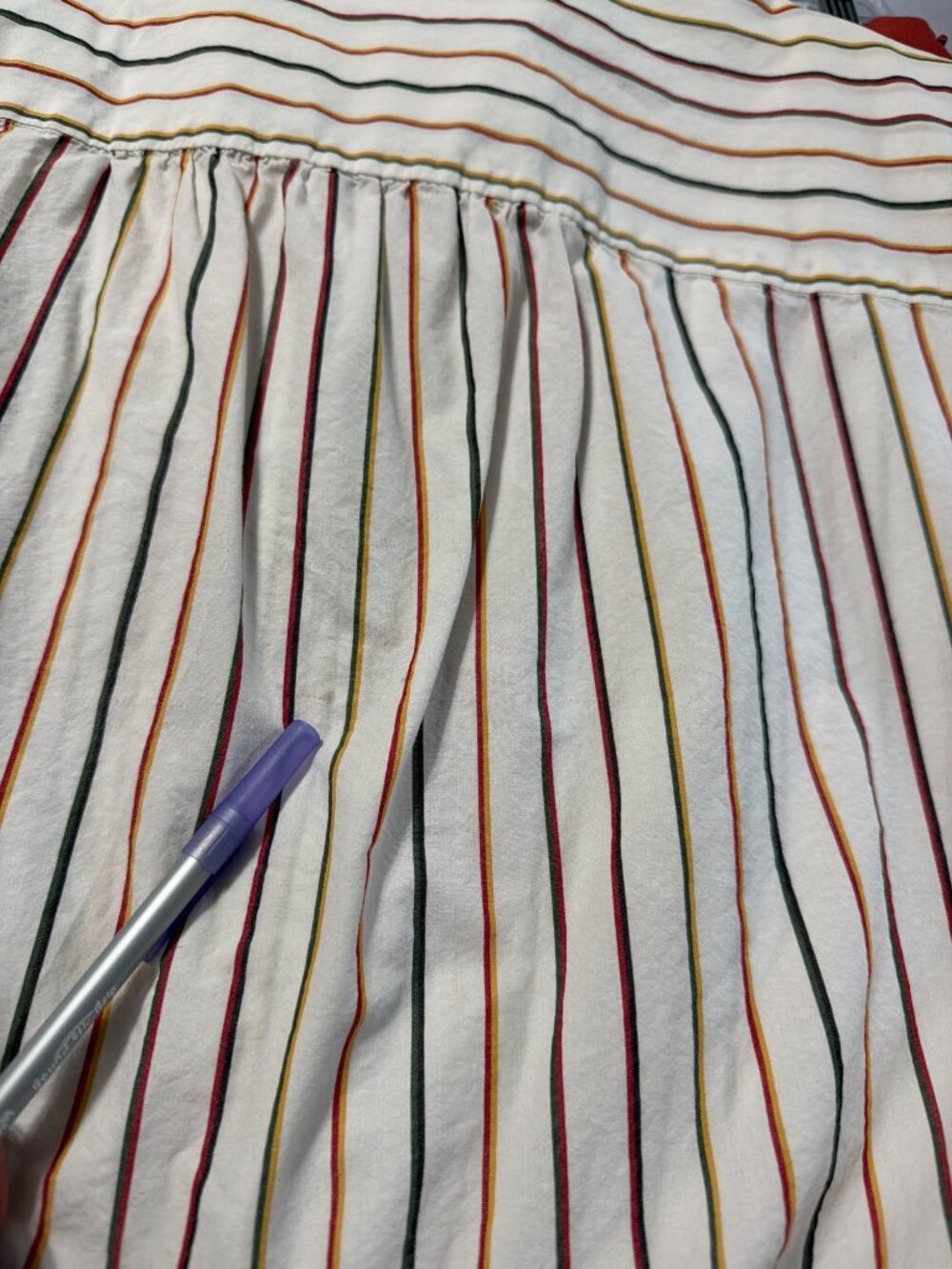 Madewell Cotton Oversize Striped Blouse - Picture 7 of 8
